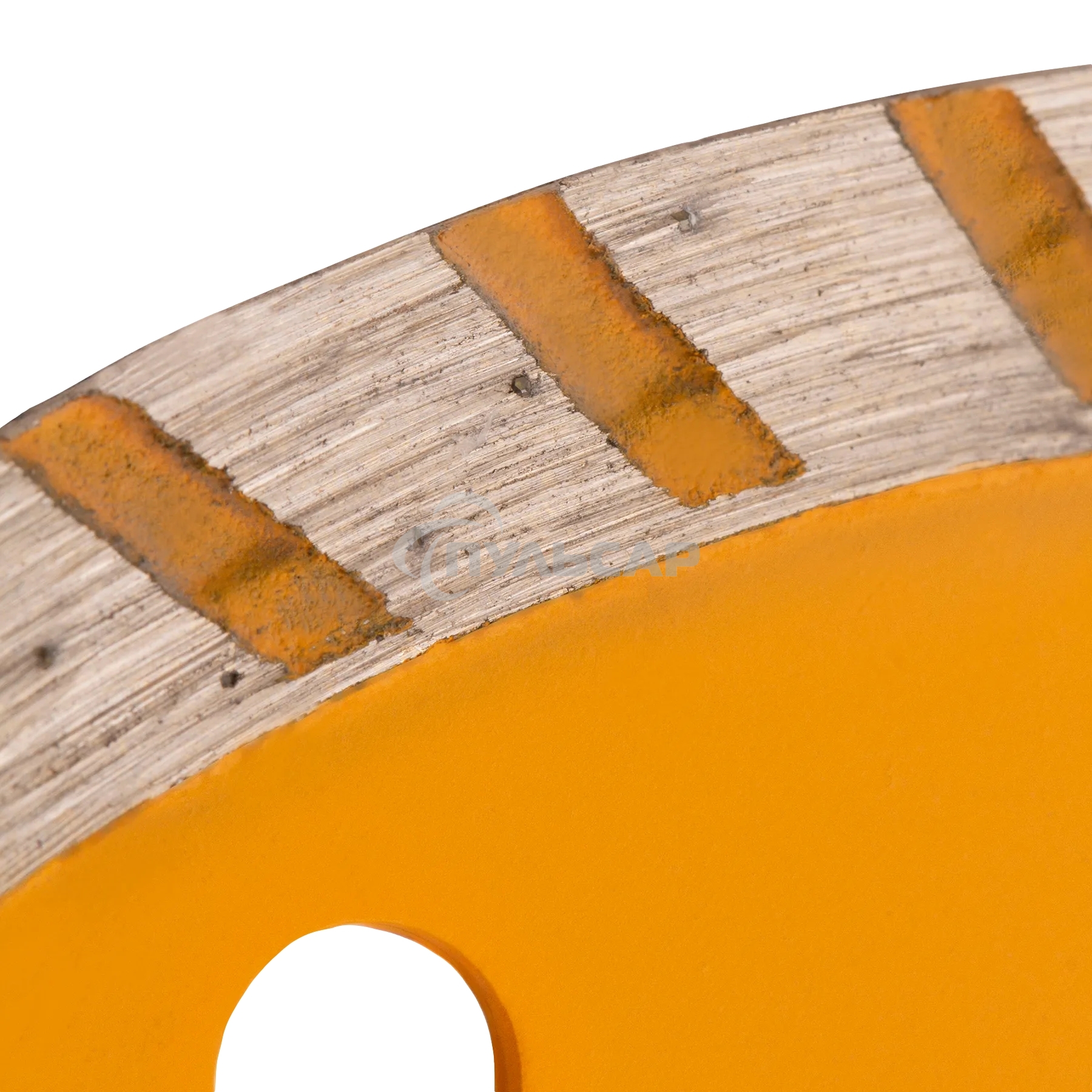 Диск алмазный отрезной Denzel ф125 х 22,2 мм, турбо, сухое резание