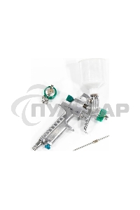 Краскопульт пневматический STELS ag 810 hvlp 57361гравитационный сопло 0.8мм и 1мм