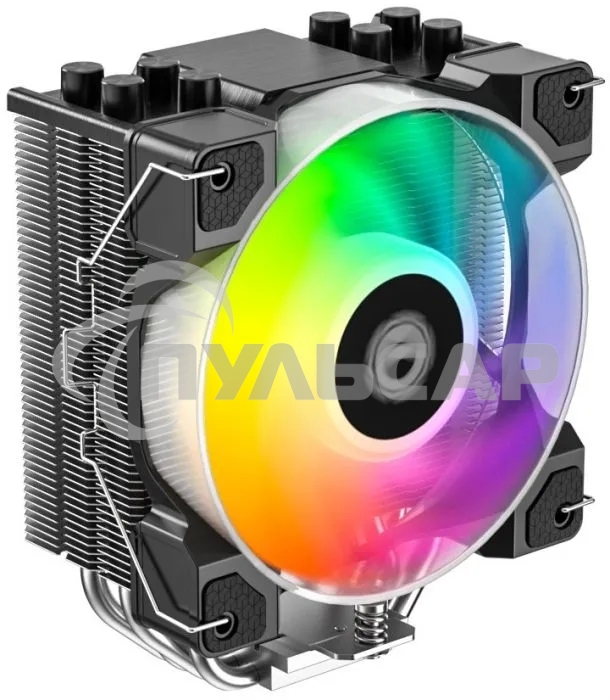Кулер ID-Cooling SE-214-XT DF ARGB черный 120мм алюминий/медь 1500rpm 27db 4-pin 180W 150мм