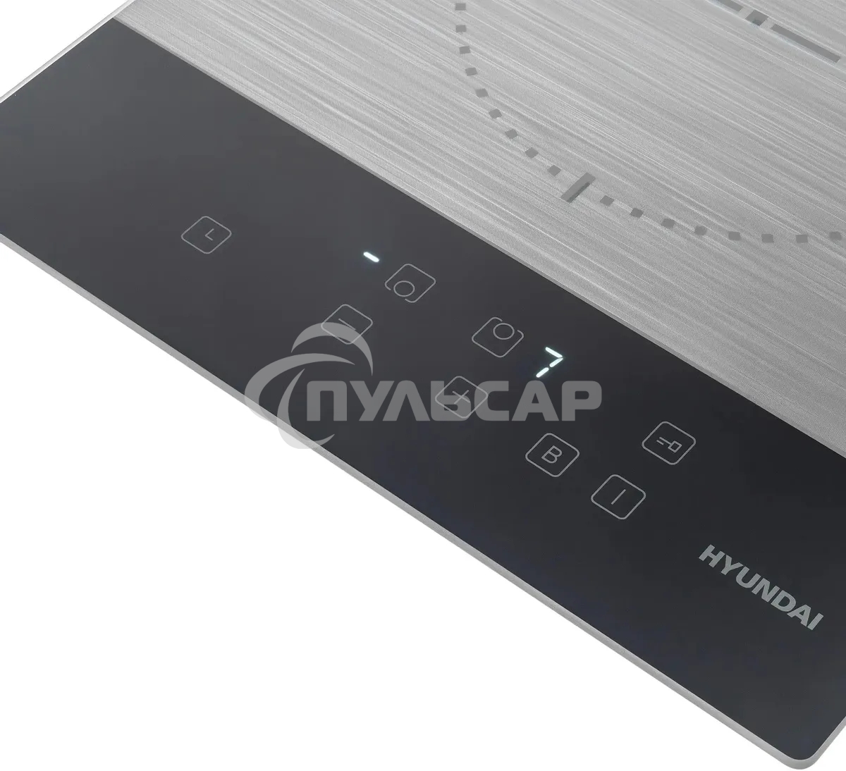 Индукционная варочная панель Hyundai HHI 3772 GR серебристый