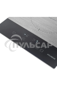 Индукционная варочная панель Hyundai HHI 3772 GR серебристый