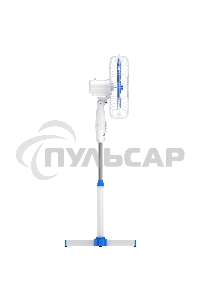 Вентилятор напольный Maxvi FS1645 white-blue