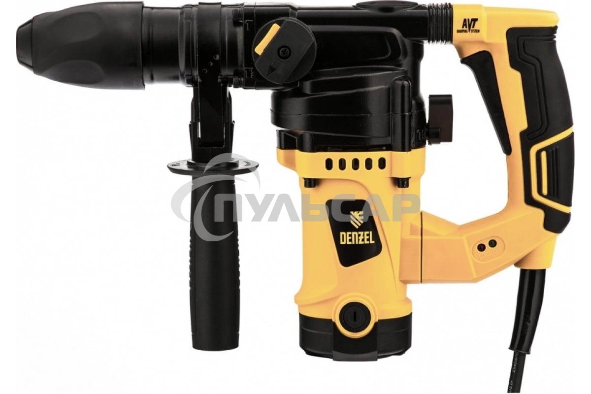 Перфоратор электрический Denzel RHV-1100-26 SDS-plus 1100Вт 4Дж 3 реж 26610
