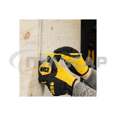 Рулетка 3м х 16мм, двухкомп. корпус, магнитный обрезиненный зацеп Denzel