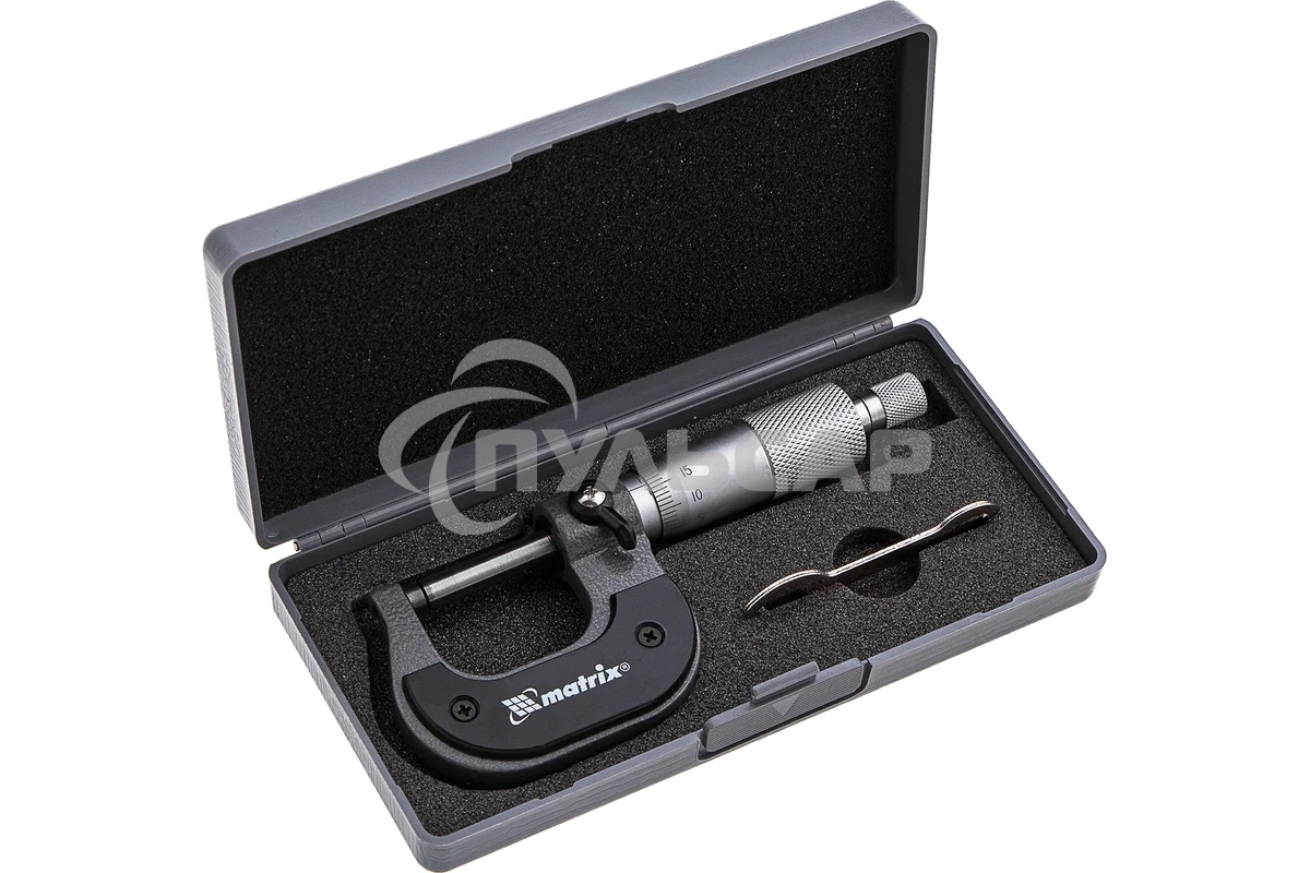 Микрометр механический Matrix 0-25 мм