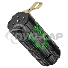 Портативная колонка HOCO HC7 черный LED подсветка