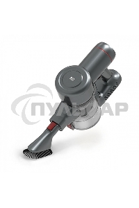 Беспроводной пылесос BQ VCA0202H серый, питание от аккумулятора, 50 Вт, уборка сухая, пылесборник 0.6 л, работа от АКБ max 30 мин.