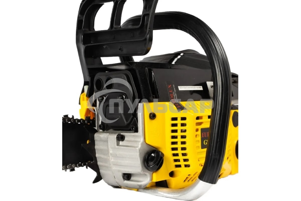 Бензопила Eurolux GS-5220 2400 Вт,Длина шины мм / дюймы 505 / 20” Объем двигателя см3 52 70/6/8