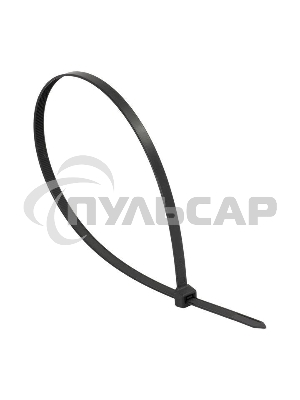 Хомут EKF PROxima P6.6 стандартный (ч), 4.8x450 (100шт) FlexLock