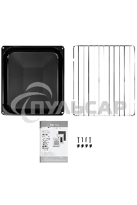 Духовой шкаф электрический Krona LINDE 45 BL черный