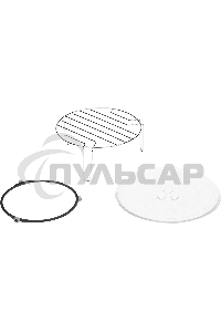 Микроволновая печь встраиваемая Hyundai HBW 2040 BG черный, 20 л, 800 Вт, переключатели - кнопки/поворотный механизм