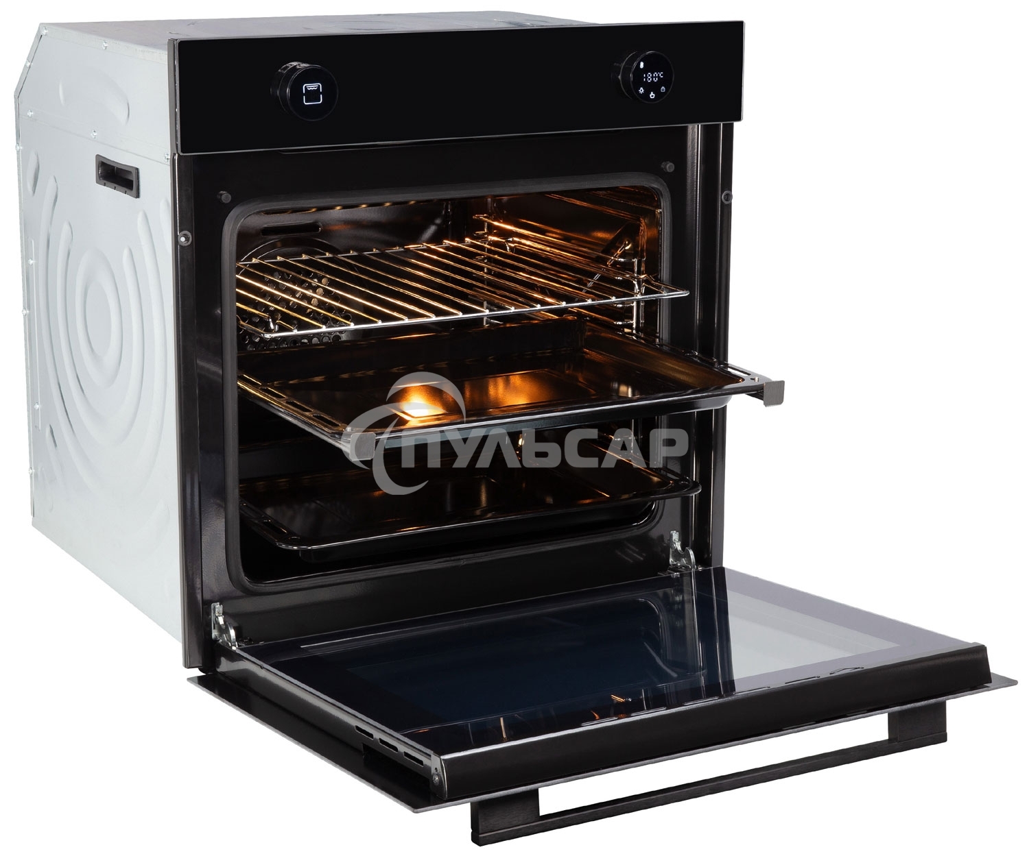 Духовой электрический шкаф Zigmund & Shtain E 160 B черный, 72 л