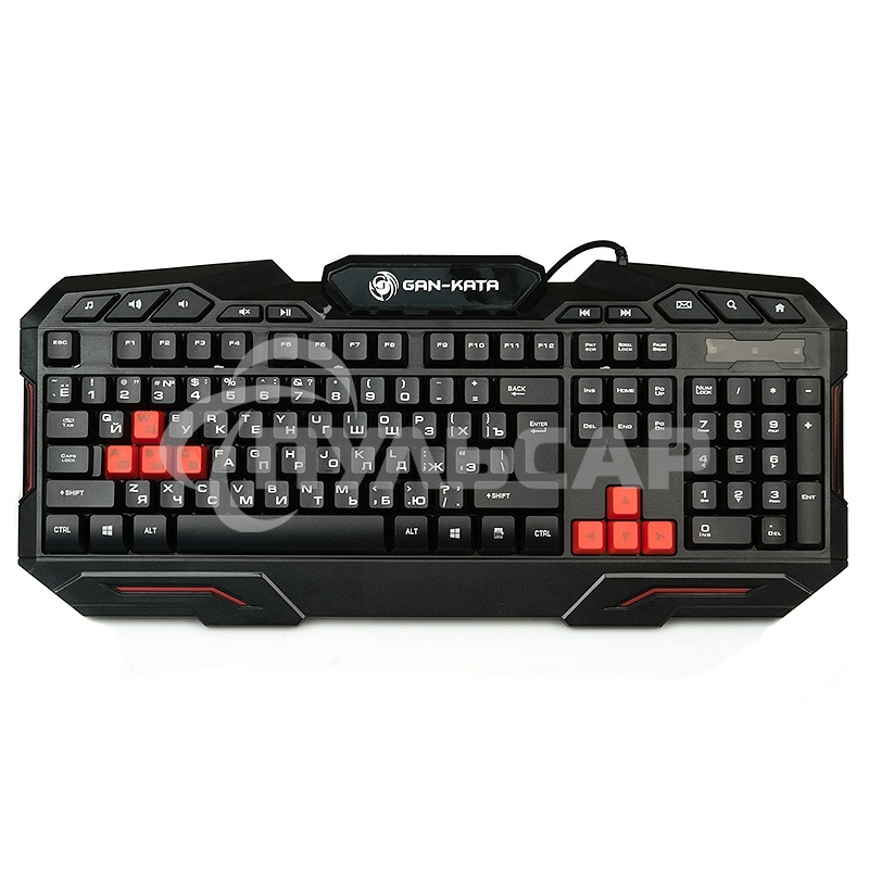 Клавиатура проводная Dialog Gan-Kata KGK-11U черный USB, игровая