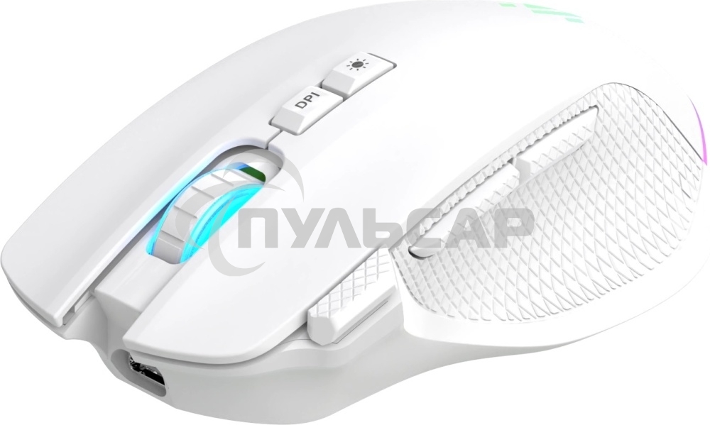 Мышь беспроводная/проводная Defender Iммortal GM-421 белый, 10000 dpi, радиоканал, Bluetooth, USB, кнопки - 9