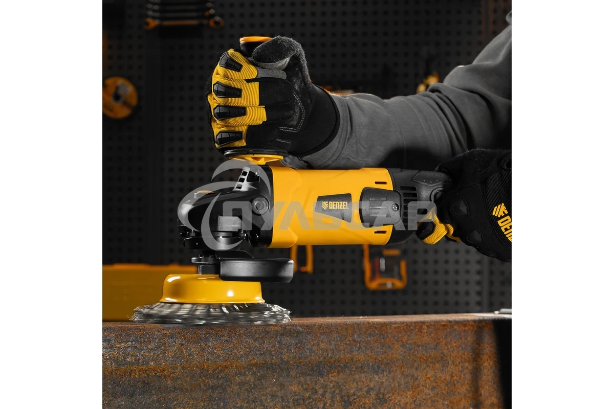 Машина шлифовальная угловая Denzel AG150-1500 1500 Вт 150 мм 8500 об/мин 26910