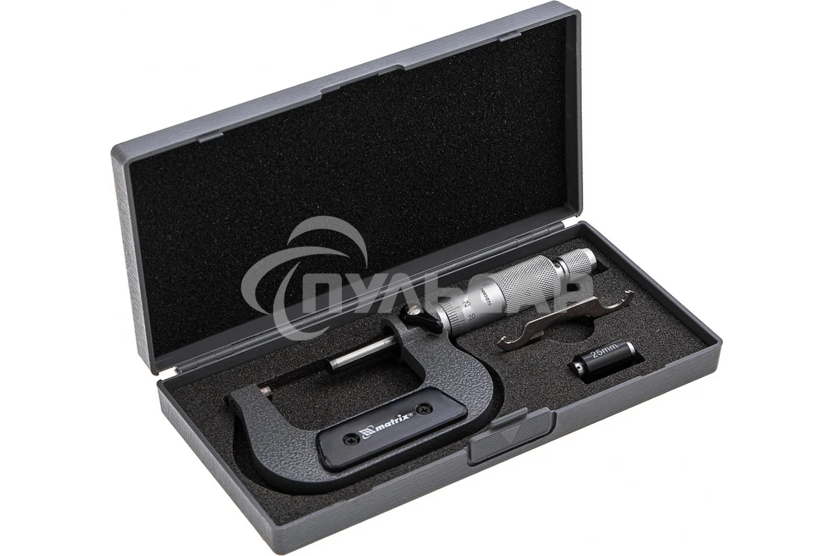 Микрометр Matrix механический, 25-50 мм