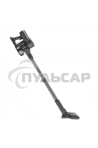 Беспроводной пылесос BQ VCA0202H серый, питание от аккумулятора, 50 Вт, уборка сухая, пылесборник 0.6 л, работа от АКБ max 30 мин.