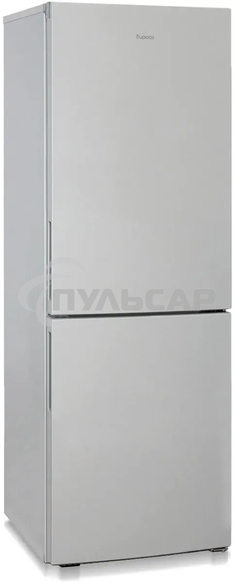 Холодильник Бирюса Б-M6033 металлик двухкамерный 210/100л морозилка снизу