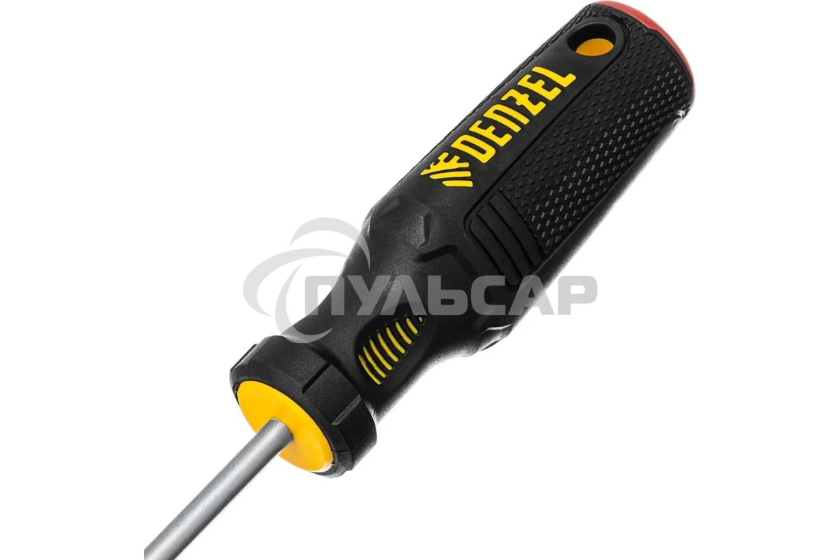 Отвертка Denzel PH1х100 мм, S2, 3к рукоятка