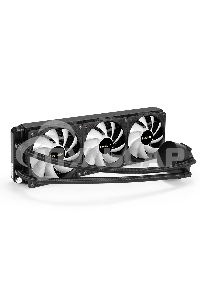 Система водяного охлаждения ExeGate BlackWater-360.PWM.RGb черный, 120 мм, алюминий/медь, 2000 об/мин, 37 дБ, 4 pin, 280 Вт