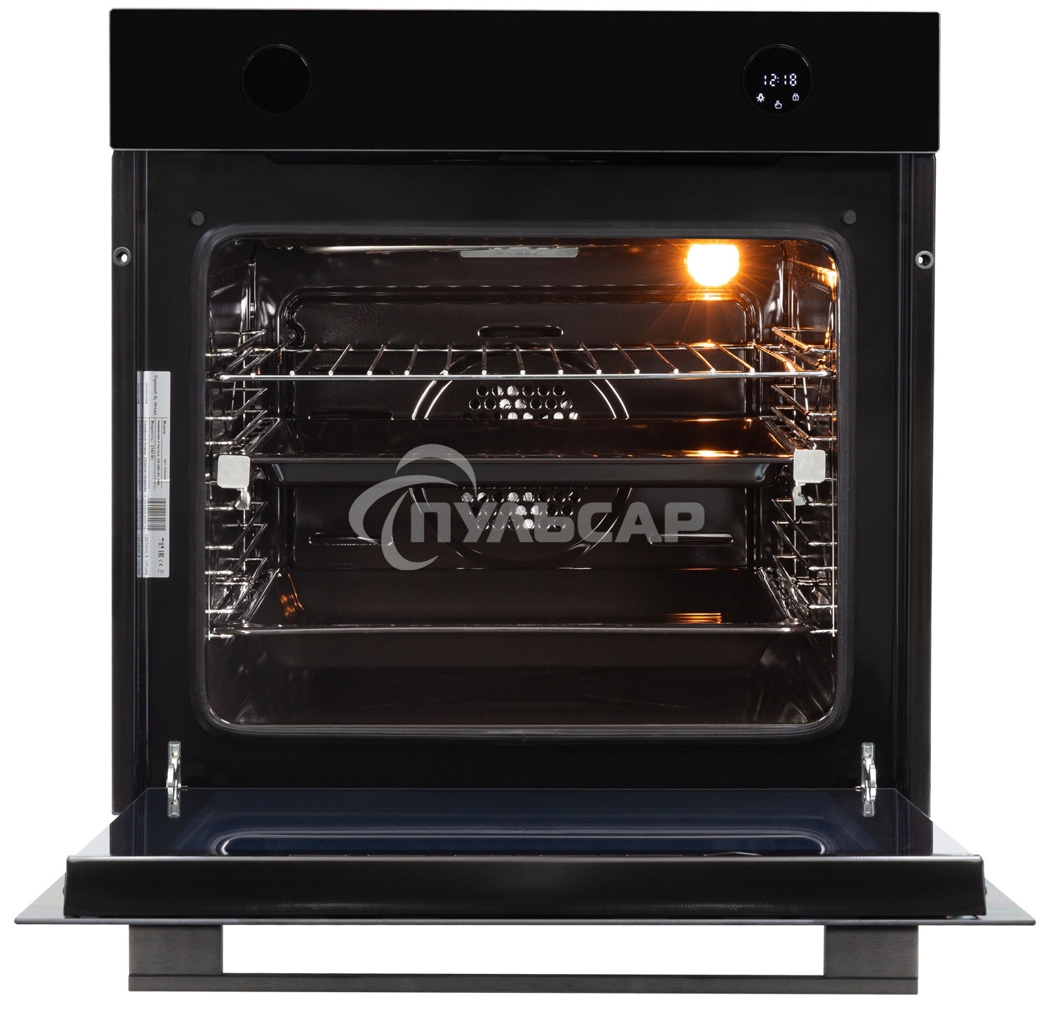 Духовой электрический шкаф Zigmund & Shtain E 160 B черный, 72 л