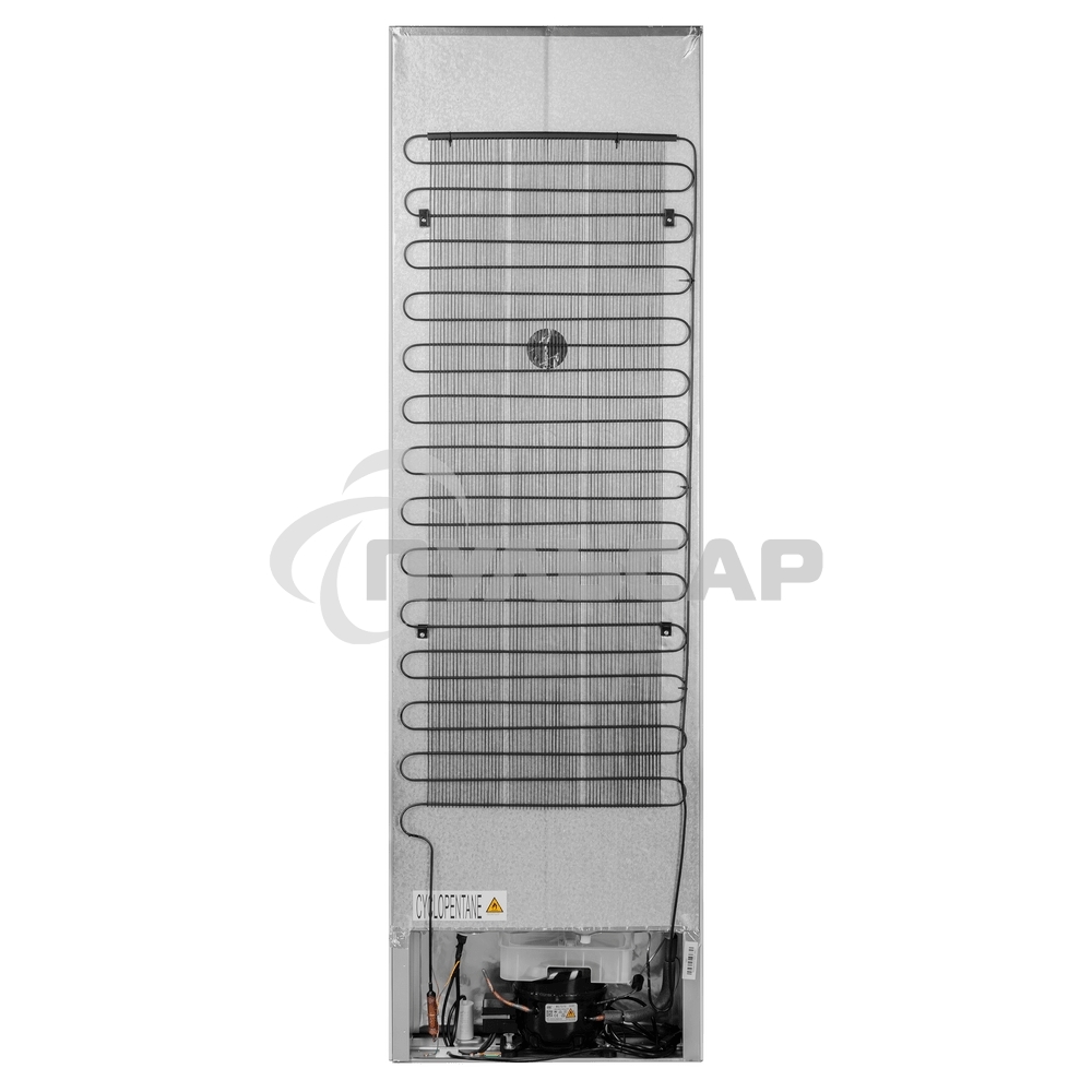 Встраиваемый холодильник Maunfeld MBF177SWGR Inverter белый двухкамерный 197/76 л, морозилка снизу, DeFrost