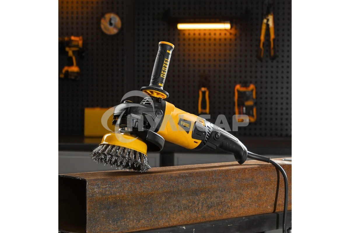 Машина шлифовальная угловая Denzel AG150-1500 1500 Вт 150 мм 8500 об/мин 26910