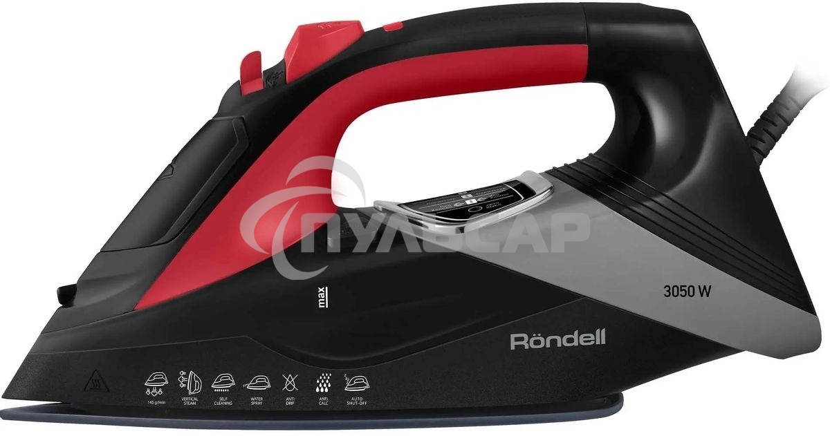 Утюг Rondell RDE-2001, 3050Вт, черный