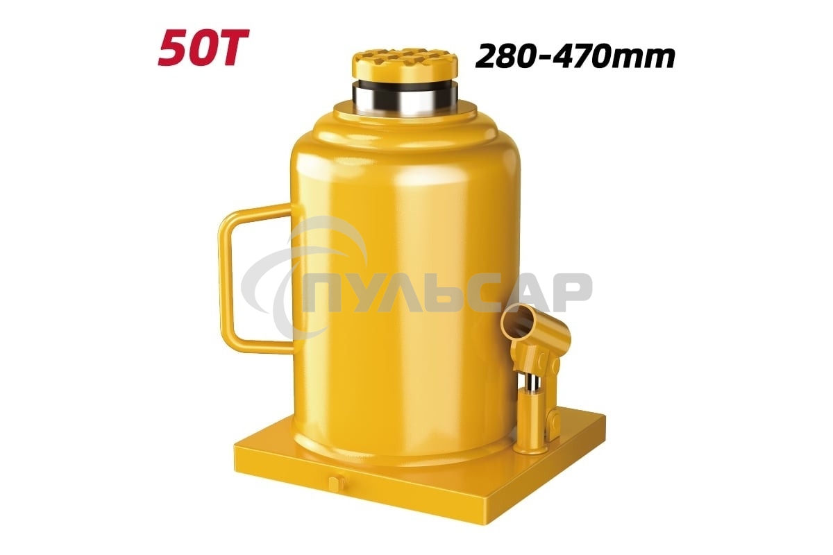 Домкрат бутылочный гидравлический Deli DQ71050 макс.грузоподъемность 50 т