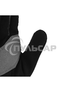 Перчатки универсальные Denzel 68094 двойные, работа с сенсорным экраном, вязаная манжета, размер 10