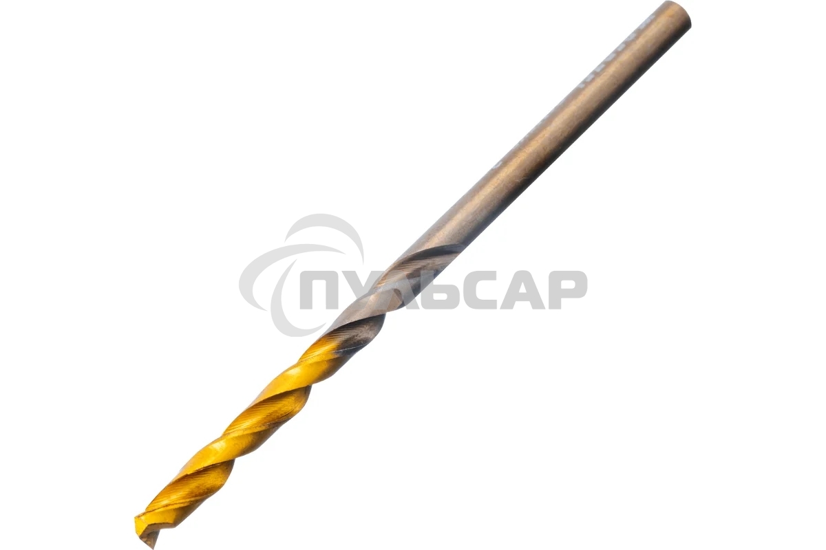 Набор сверл по металлу Denzel 1-10 мм, Р6М5К8-TiN, Golden Tip, 19 шт 723008