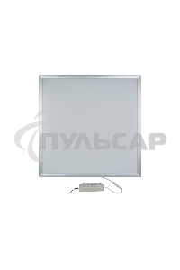 Светильник светодиодный потолочный встраиваемый UNIEL Effective, белый свет 4000K, корпус серебристый, в комплекте с и/п