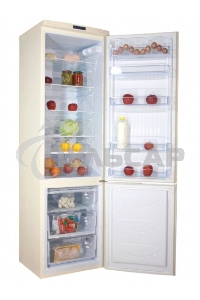 Холодильник DON R-295 BE бежевый мрамор двухкамерный 259/101л морозилка снизу