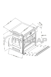 Духовой шкаф HIBERG VM 6193 W белый