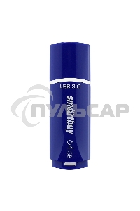 Флешка USB Smartbuy CROWN BLUE (SB64 GbCRW-Bl), 64 Gb, USB 3.0, R/W 75/25, синий