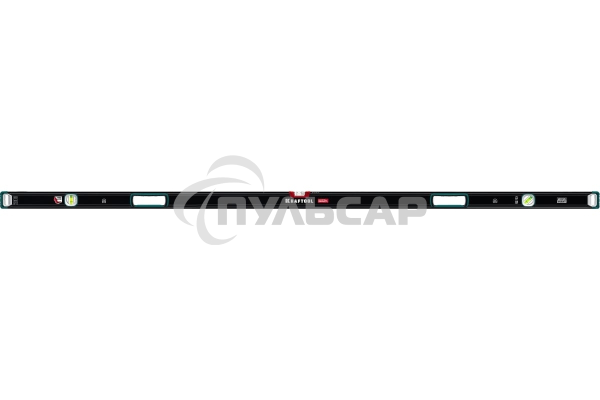 Уровень Kraftool A-RATE CONTROL 2000 мм, магнитный сверхпрочный уровень с зеркальным глазком