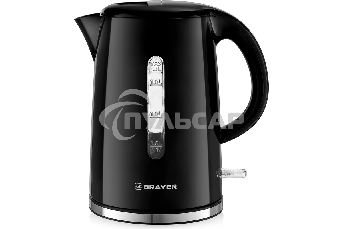 Чайник электрический BRAYER BR1032,2200 Вт, 1,7 л, пласт.корп,шкала,автооткл.при.закип,подсвет