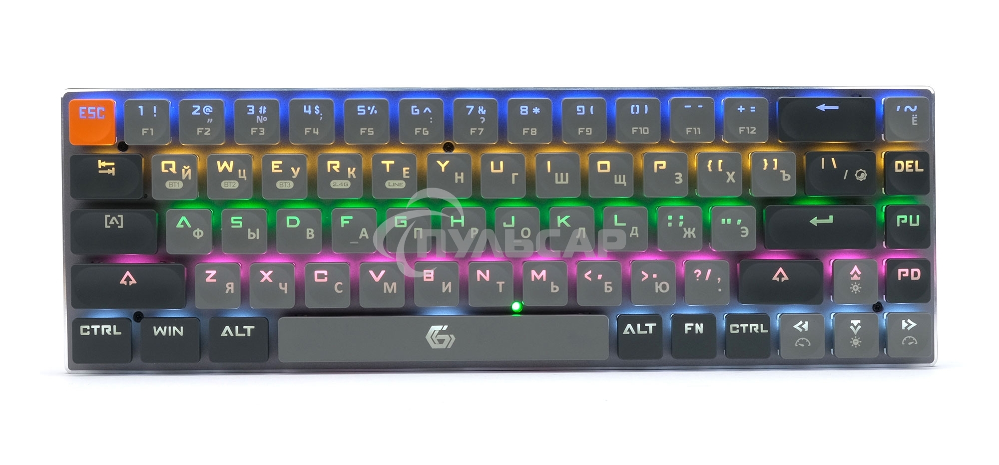 Клавиатура беспроводная Gembird KBW-7 Bluetooth, USB серая