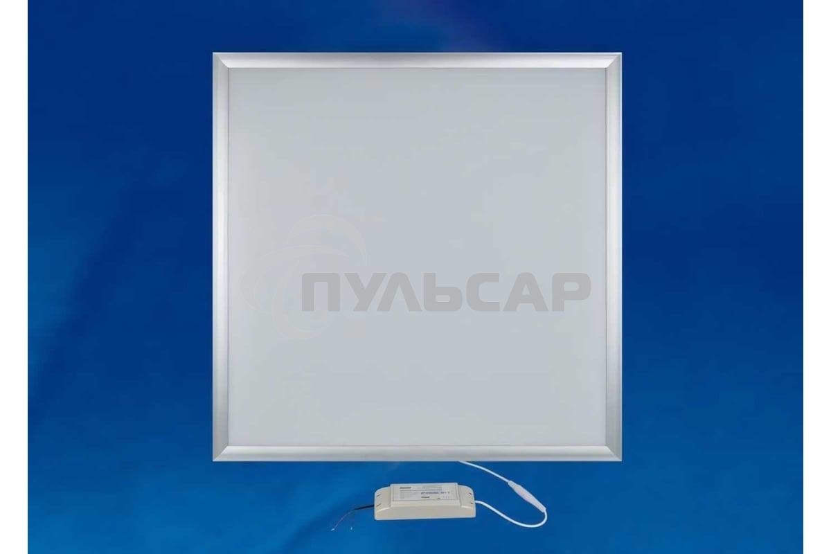 Светильник светодиодный потолочный встраиваемый UNIEL Effective, белый свет 4000K, корпус серебристый, в комплекте с и/п