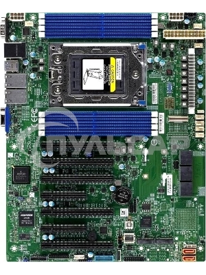 Материнская плата SuperMicro MBD-H12SSL-I-O Intelligent Platform Management Interface, Single AMD EPYC™ 7003/7002 Series Processor, 2TB Registered ECC DDR4 3200MHz SDRAM in 8 DIMMs,5 PCI-E 4.0 x16,2 PCI-E 4.0 x8,8 SATA3, 2 M.2