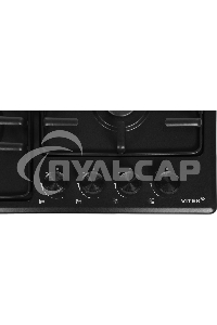 Газовая варочная панель Vitek VGH 6410 MBK черный