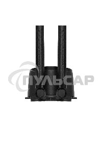 Система водяного охлаждения ExeGate BlackWater-360.PWM.RGb черный, 120 мм, алюминий/медь, 2000 об/мин, 37 дБ, 4 pin, 280 Вт