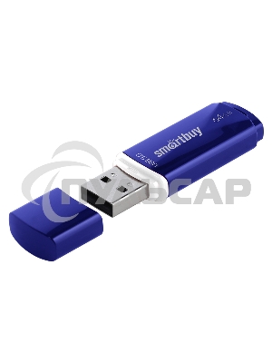 Флешка USB Smartbuy CROWN BLUE (SB64 GbCRW-Bl), 64 Gb, USB 3.0, R/W 75/25, синий