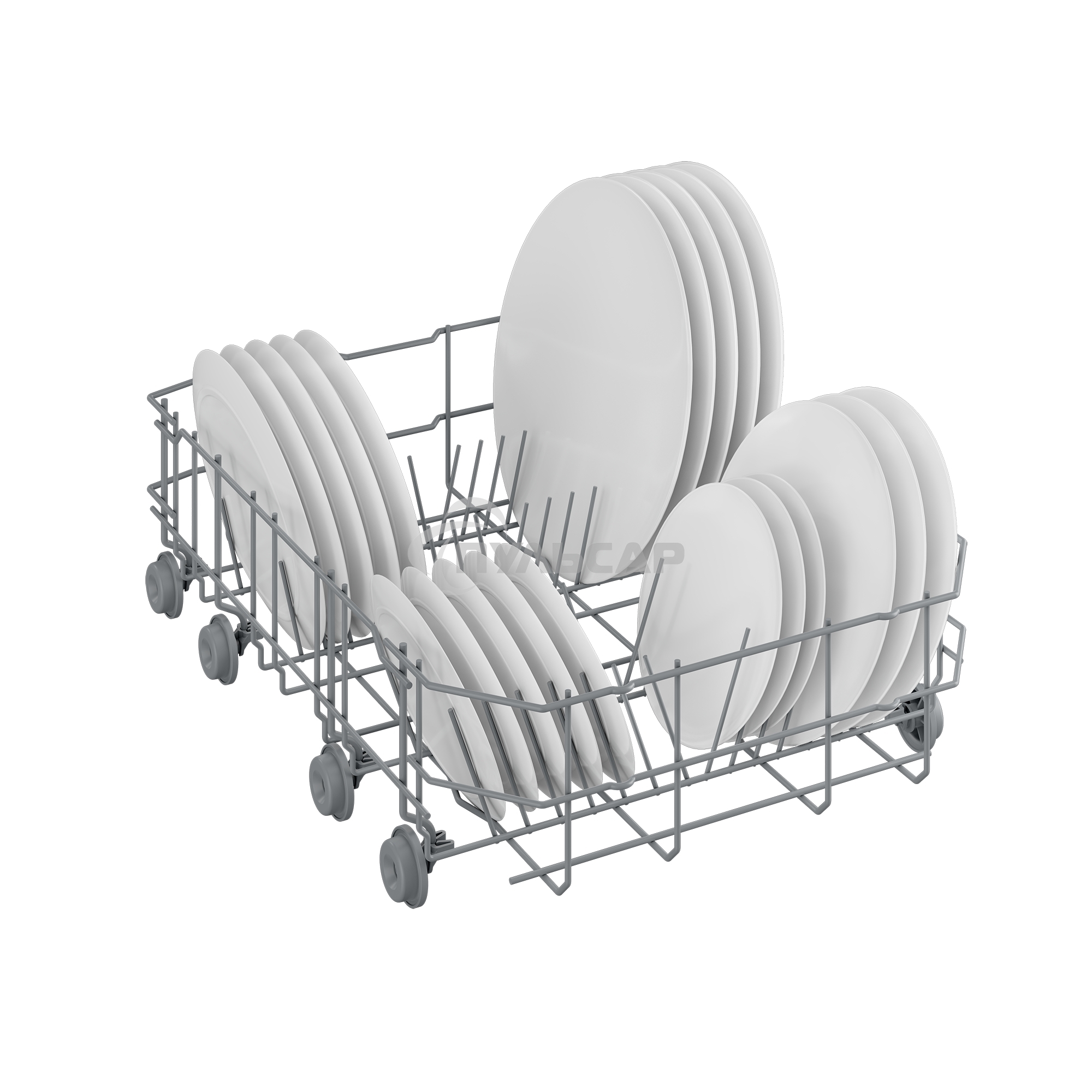 Посудомоечная машина Beko BDFS15020S, серебристая, 44.8 см, 10 компл., 49 дБ, класс A