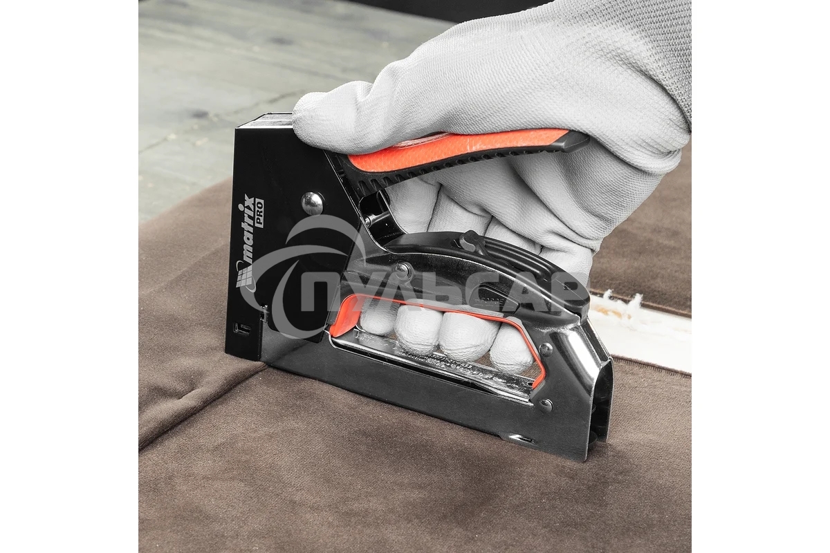 Степлер мебельный Matrix, стальной, быстрая загрузка, тип скобы 53, 4-14 мм, PRO