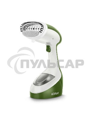 Отпариватель ручной Kitfort КТ-9297 1600Вт белый/зеленый