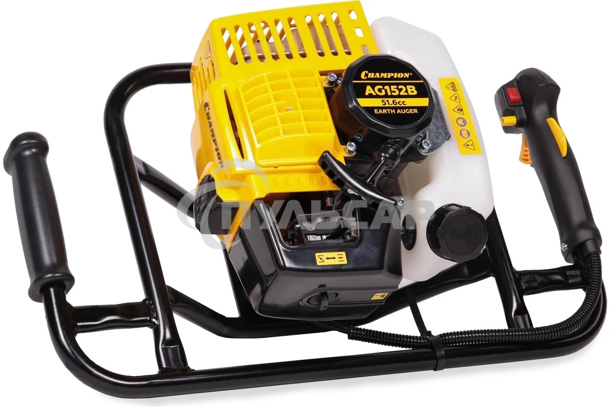 Мотобур CHAMPION AG152B 1,46кВт 51,6см 9,2кг без шнека