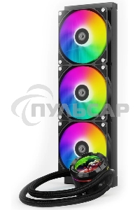 СВО для процессора ID-COOLING SL360 XE черный 120мм алюминий+медь 1800rpm 30db 4-pin 350W