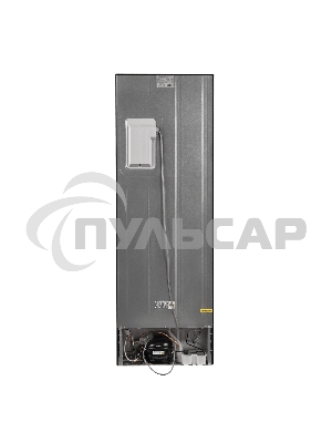 Холодильник Maunfeld MFF185NFSB10 черная нержавеющая сталь двухкамерный инвертор 240/100л морозилка снизу, No Frost