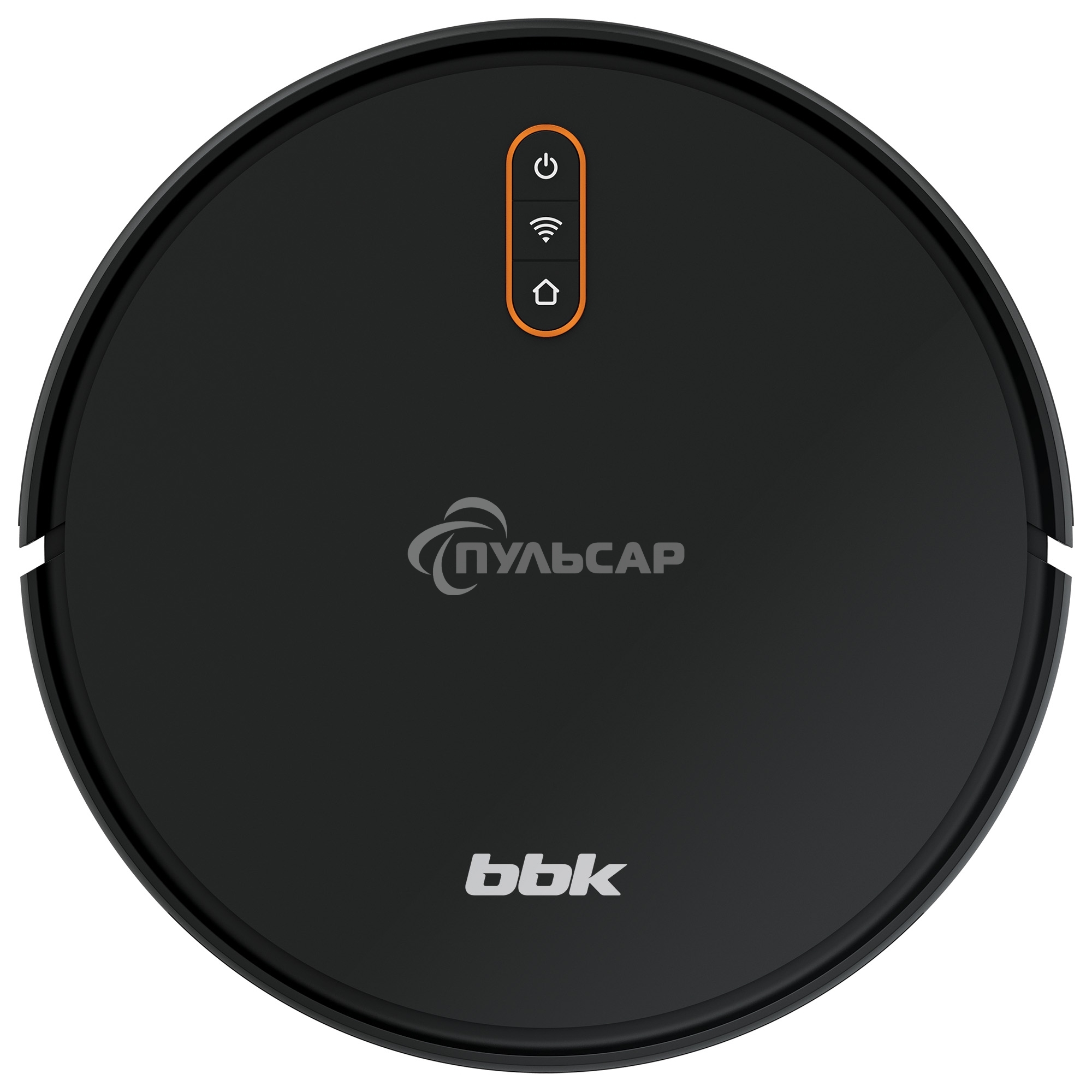 Робот-пылесос BBK BV3502 черный/оранжевый, 2600 мА·ч Li-Ion, уборка влажная/сухая, пылесборник контейнер 0.5 л
